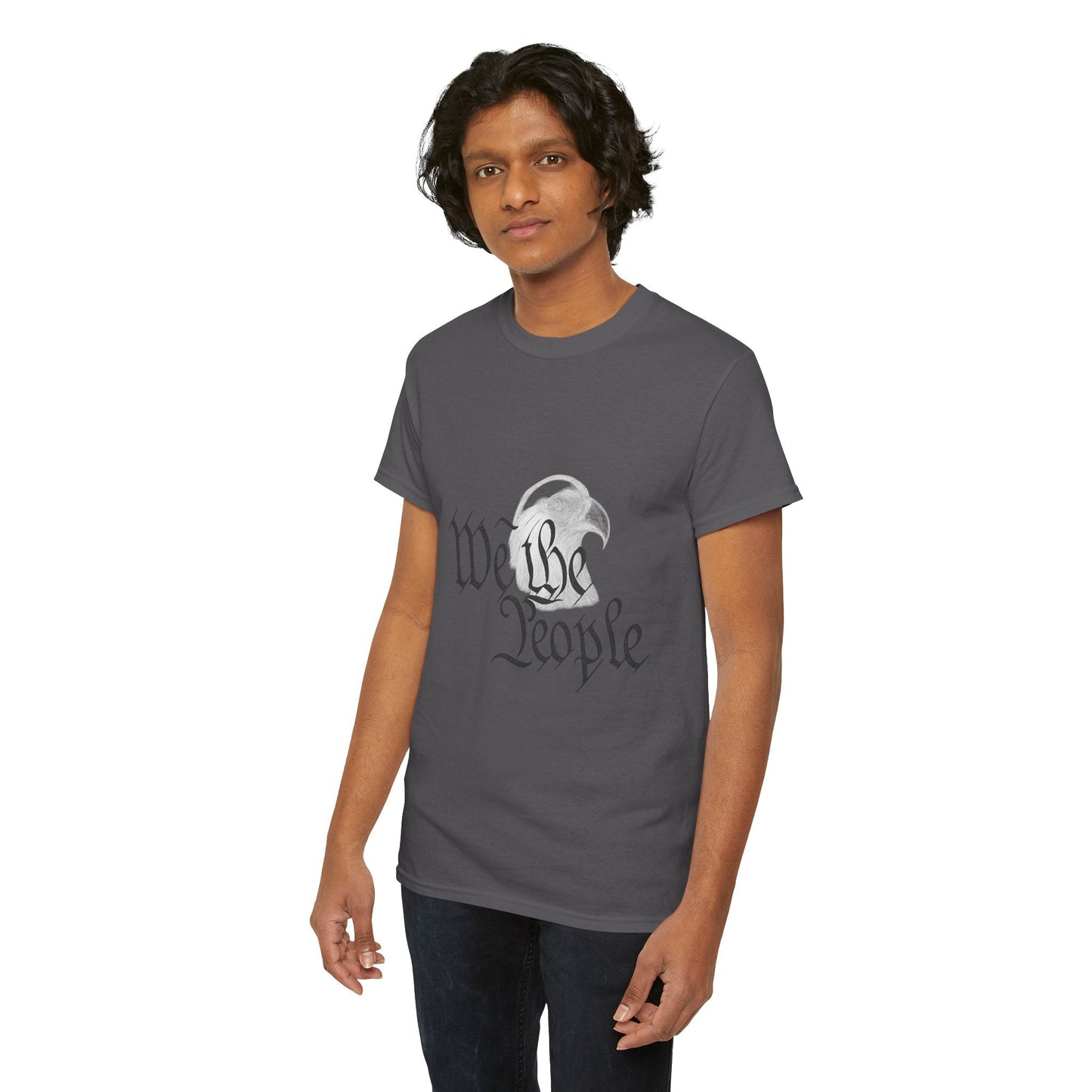 “We the People” Patriotic T-Shirt – Unisex Heavy Cotton Tee for Everyday Freedom, Activists & American Pride - The Buy Boom