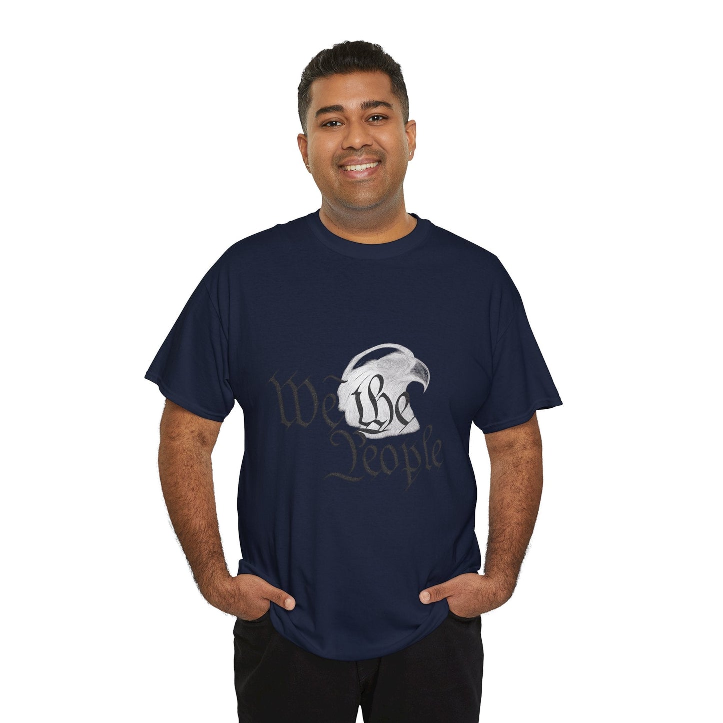 “We the People” Patriotic T-Shirt – Unisex Heavy Cotton Tee for Everyday Freedom, Activists & American Pride - The Buy Boom