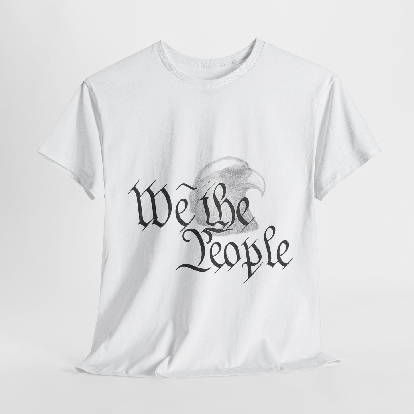 “We the People” Patriotic T-Shirt – Unisex Heavy Cotton Tee for Everyday Freedom, Activists & American Pride - The Buy Boom