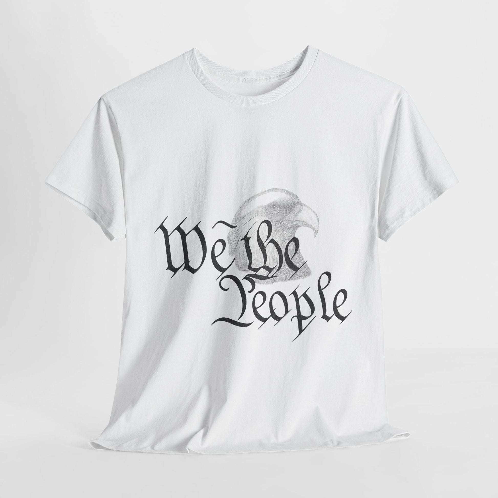 “We the People” Patriotic T-Shirt – Unisex Heavy Cotton Tee for Everyday Freedom, Activists & American Pride - The Buy Boom
