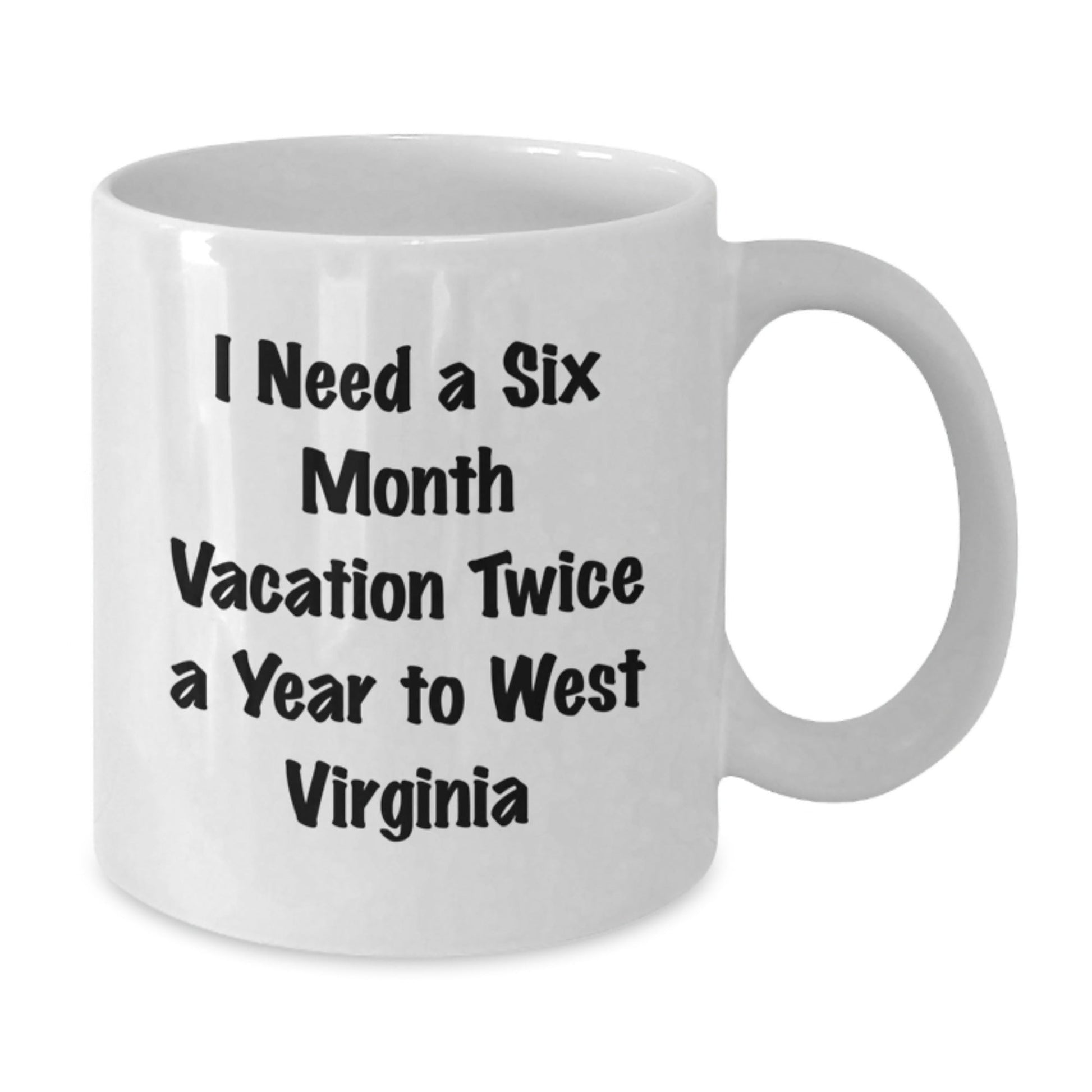 West Virginia Enthusiasts' Delight, Funny Quote White Coffee Mug for Birthday Unique Gifts from Friends to Men, 11oz or 15oz Capacity - The Buy Boom