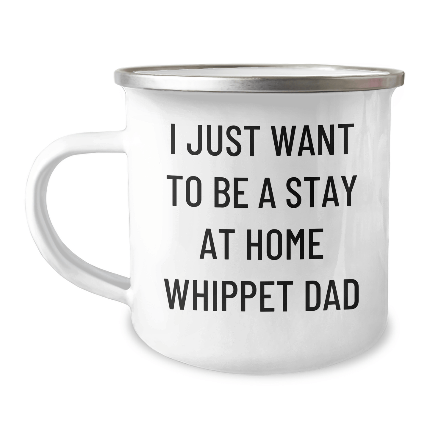 Whippet Dog Lovers Funny Quote Gifts from Men to Whippet Dad Camping Mug, Perfect Father's Day Unique Gifts for Whippet Dog Owners - The Buy Boom