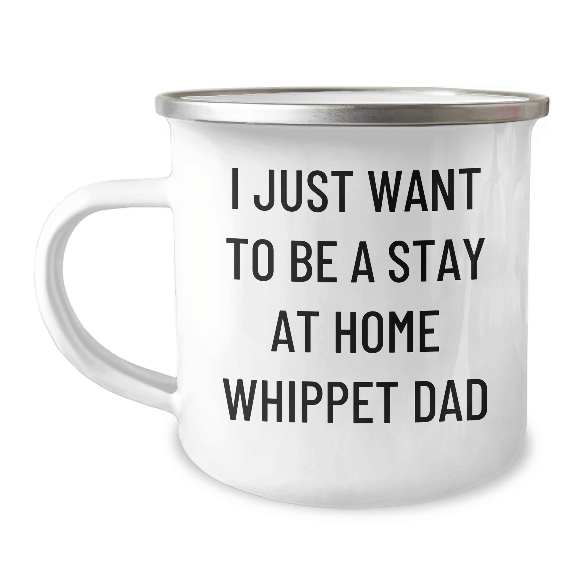 Whippet Dog Lovers Funny Quote Gifts from Men to Whippet Dad Camping Mug, Perfect Father's Day Unique Gifts for Whippet Dog Owners - The Buy Boom