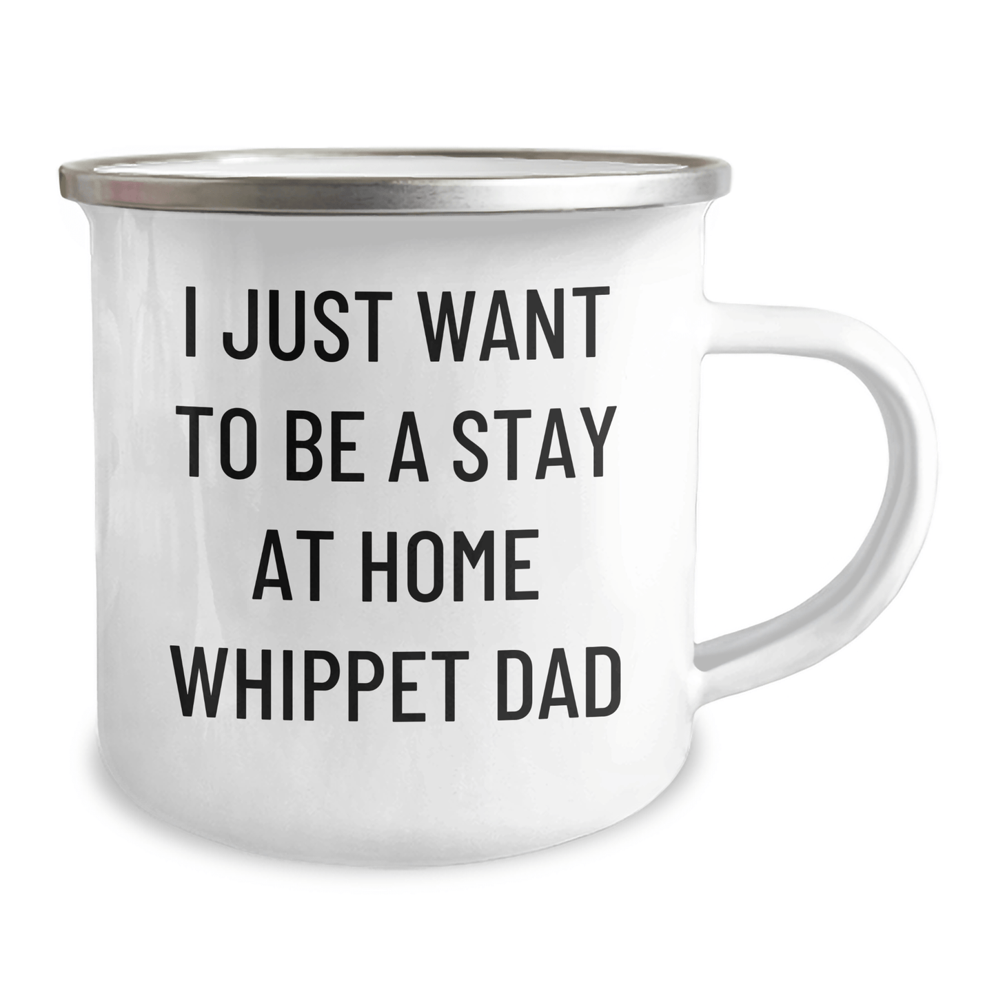 Whippet Dog Lovers Funny Quote Gifts from Men to Whippet Dad Camping Mug, Perfect Father's Day Unique Gifts for Whippet Dog Owners - The Buy Boom