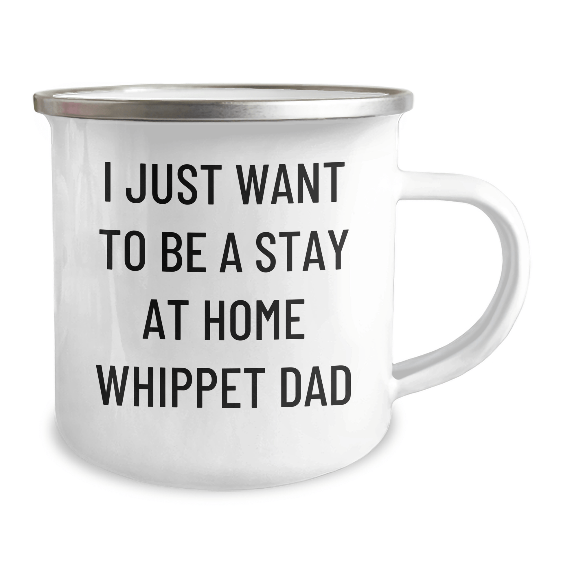 Whippet Dog Lovers Funny Quote Gifts from Men to Whippet Dad Camping Mug, Perfect Father's Day Unique Gifts for Whippet Dog Owners - The Buy Boom