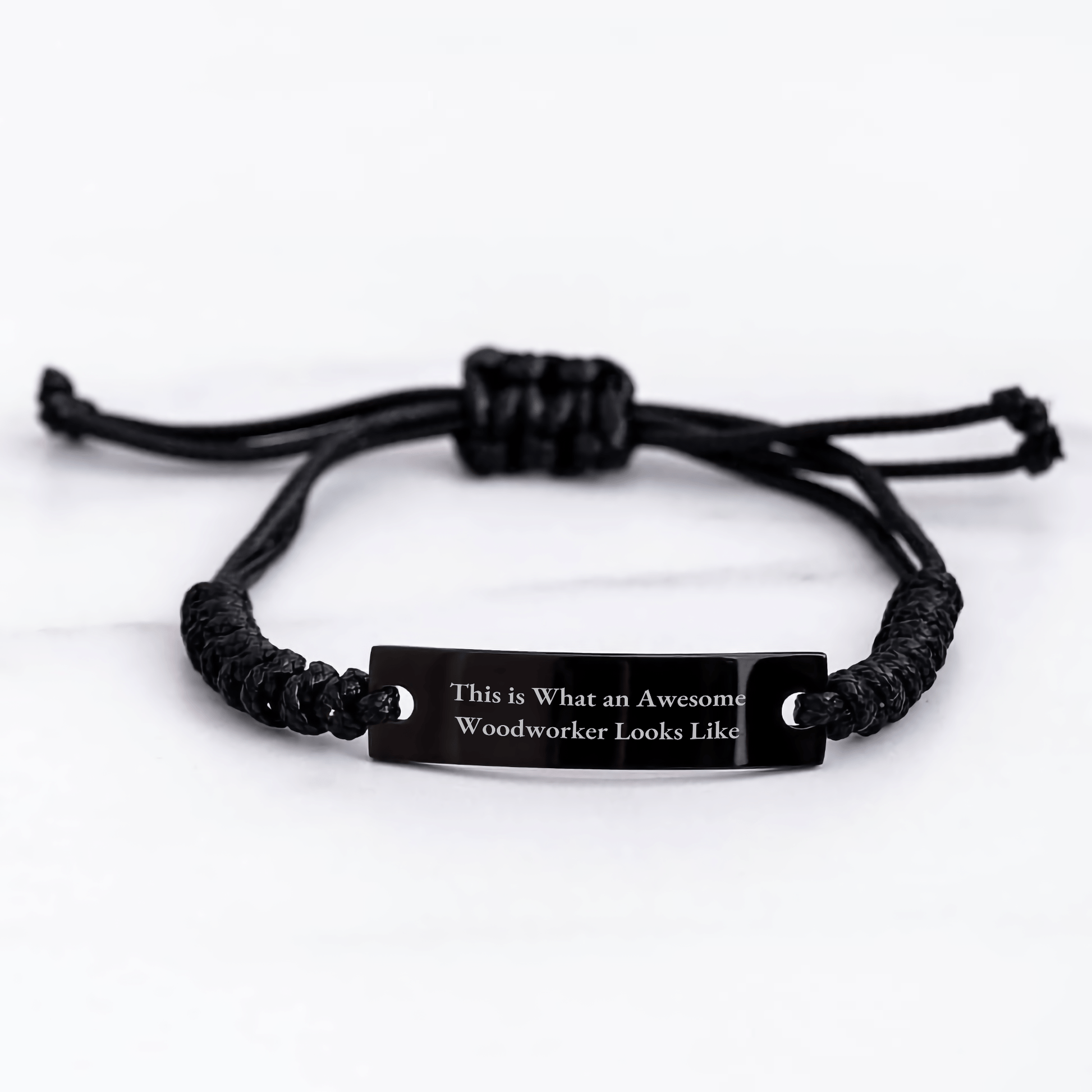 Woodworker Rope Bracelet, Funny Quote, Gifts from Men, Gifts for Woodworker, Father's Day Unique Presents - The Buy Boom