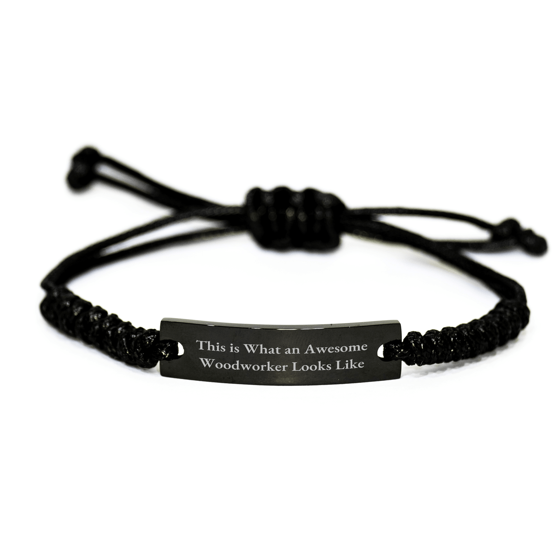 Woodworker Rope Bracelet, Funny Quote, Gifts from Men, Gifts for Woodworker, Father's Day Unique Presents - The Buy Boom