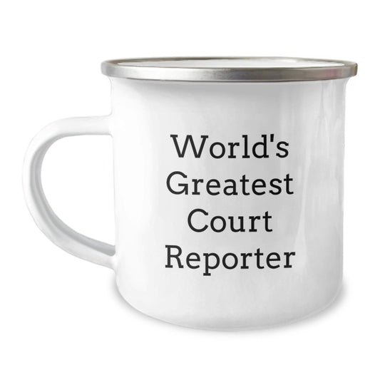 World's Greatest Court Reporter Funny Camping Mug Gifts from Friends to Court Reporters on Birthday - The Buy Boom