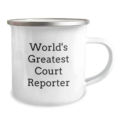 World's Greatest Court Reporter Funny Camping Mug Gifts from Friends to Court Reporters on Birthday - The Buy Boom