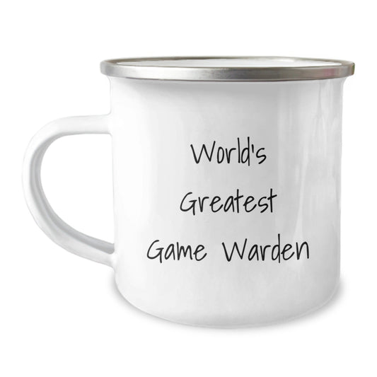World's Greatest Game Warden Funny Gift for Birthday, Game Warden Mug, Unique Camping Mug Gifts from Friends to Game Warden, World's Greatest Game Warden Quote - The Buy Boom