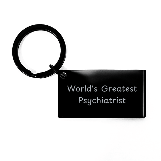 World's Greatest Psychiatrist Funny Keychain Gifts from Family for Graduation Unique Presents - The Buy Boom