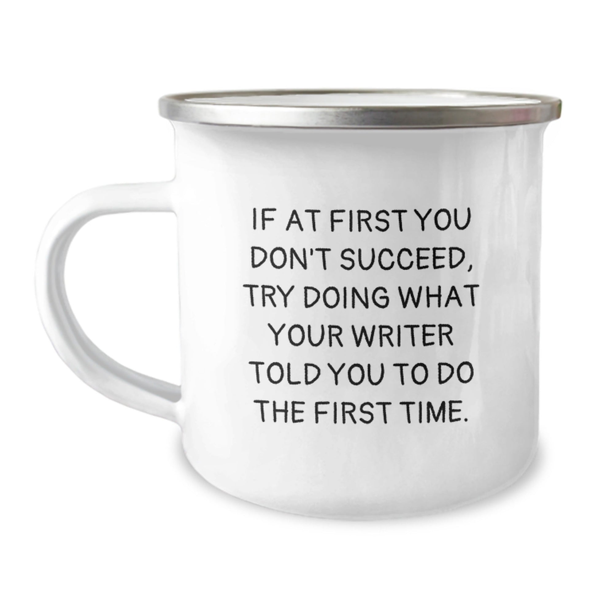 Writer Gifts, Funny Camping Mug for Writer, If At First You Don't Succeed, Gifts from Friends for Graduation Unique Gifts, Writer Quote, Perfect for Writer, Men, Women, Family, Coworkers - The Buy Boom