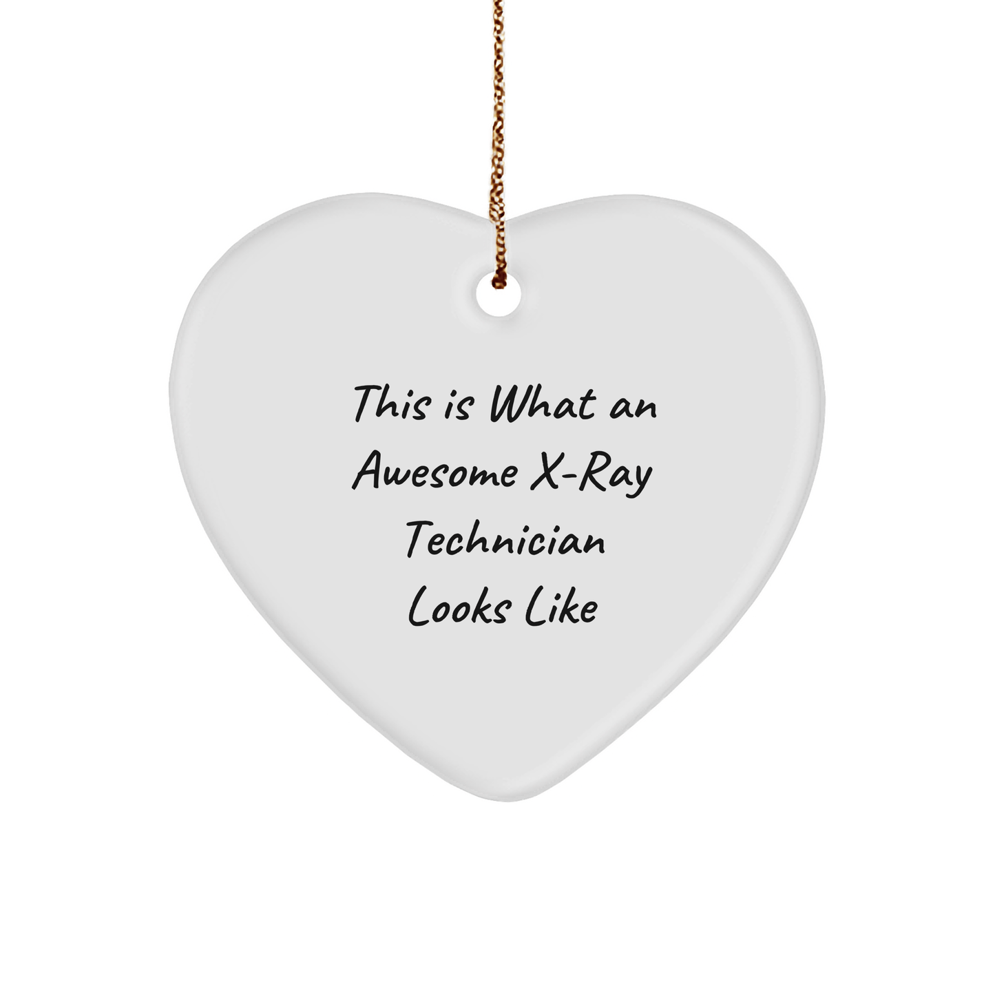 X - Ray Technician Gifts: This Is What An Awesome Heart Ornament Looks Like for Christmas - The Buy Boom